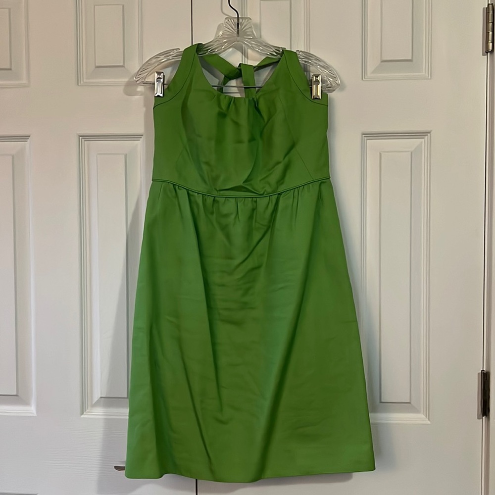 J Crew Cotton Cady Madeleine Dress in Clover